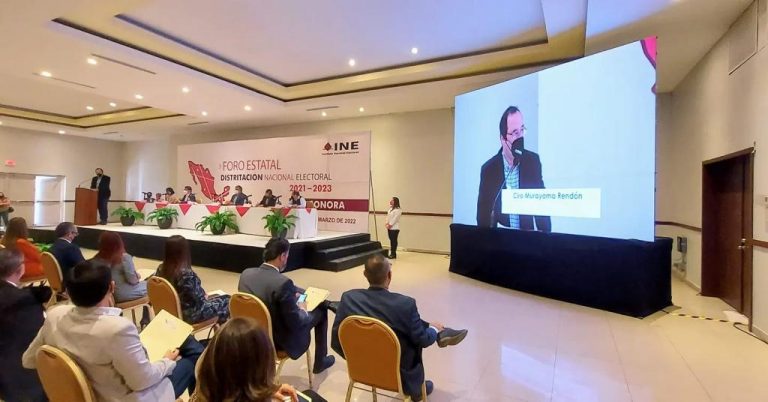 Foro de Distritación Nacional Electoral 2021-20232, Hermosillo, Sonora.