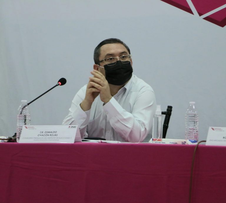 Oswaldo Chacón Rojas, Presidente del Instituto de Elecciones y Participación Ciudadana de Chiapas.