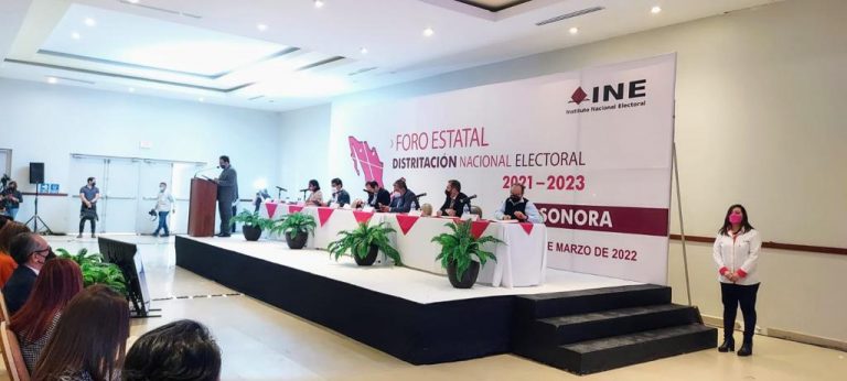 Foro de Distritación Nacional Electoral 2021-20232, Hermosillo, Sonora.