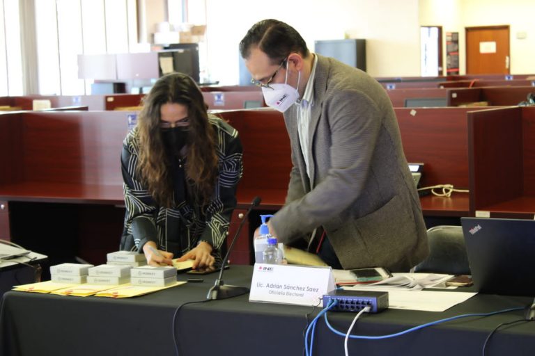 Protocolo de apertura del simulacro de voto electrónico por internet para las y los mexicanos residentes en el extranjero para la revocación de mandato.