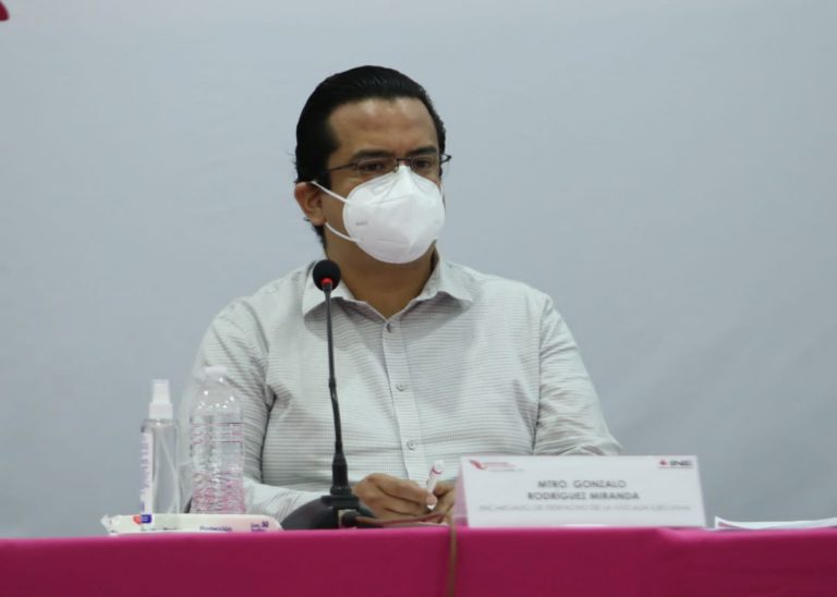 Gonzalo Rodríguez Miranda, Vocal Ejecutivo del INE en Chiapas.