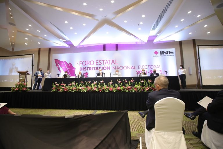 Foro de Distritación Nacional Electoral 2021-2023, realizado en Guadalajara, Jalisco.