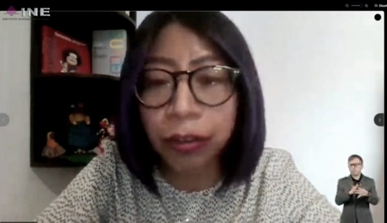 Esmeralda Estrada Pérez, Coordinadora Capacitación INE.