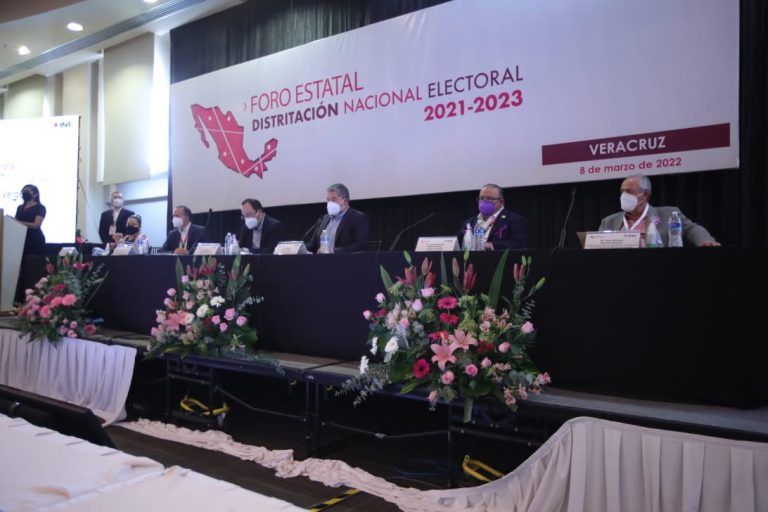 Foro de Distritación Nacional Electoral 2020-2023, realizado en el estado de Veracruz .