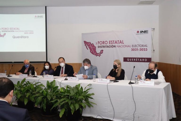 Foro de Distritación Electoral Nacional, realizado en el estado de Querétaro.
