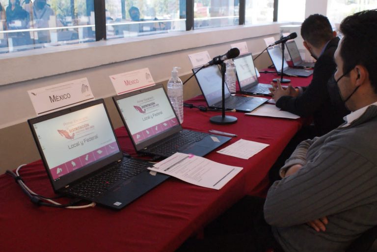 Generación del primer escenario de Distritación local y federal del Estado de México, Nayarit, Querétaro, Tlaxcala y Veracruz.