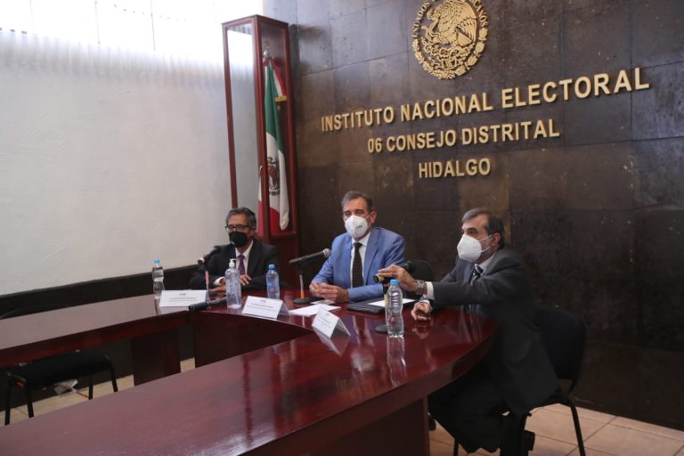 Reunión Junta Distrital 06 del estado de Hidalgo.