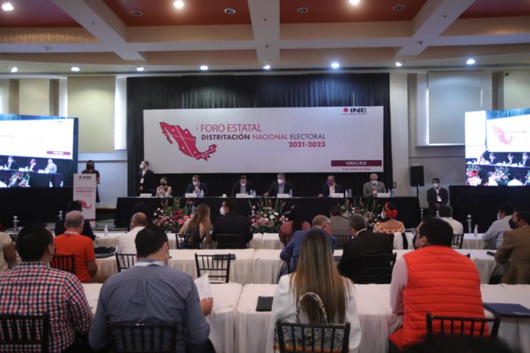 Foro de Distritación Nacional Electoral 2020-2023, realizado en el estado de Veracruz .