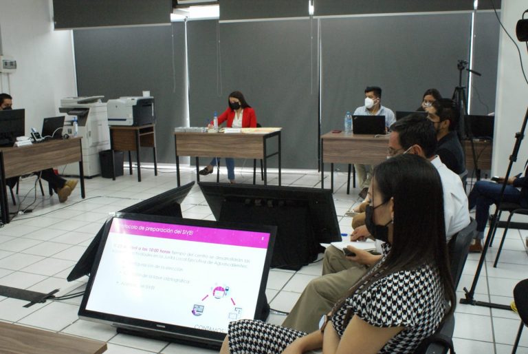 Segundo simulacro de voto electrónico por Internet para las y los Mexicanos Residentes en el Extranjero para los Procesos Electorales Locales 2021-2022, realizado el estado de Aguascalientes.