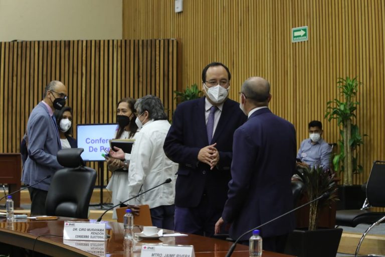 Conferencia de prensa con Consejeras y Consejeros Electorales sobrea la Jornada de Revocación de Mandato