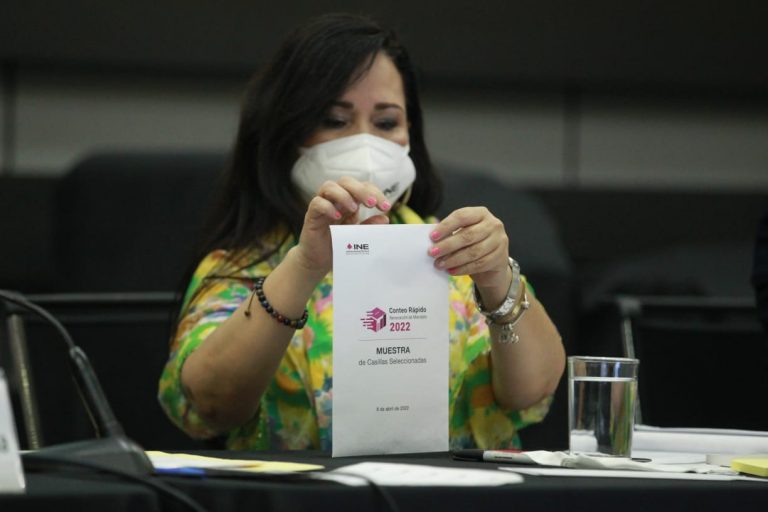 Acto de Selección de muestra para el Conteo Rápido del Proceso de Revocación de Mandato del Presidente de la República.