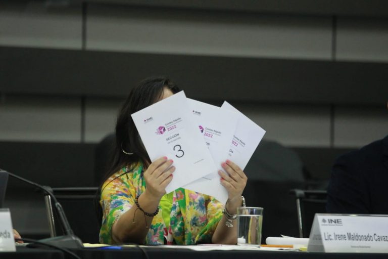 Acto de Selección de muestra para el Conteo Rápido del Proceso de Revocación de Mandato del Presidente de la República.