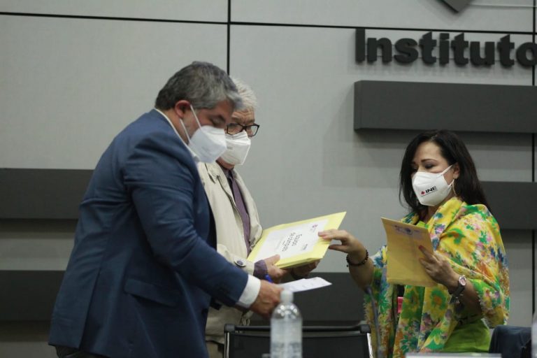 Acto de Selección de muestra para el Conteo Rápido del Proceso de Revocación de Mandato del Presidente de la República.