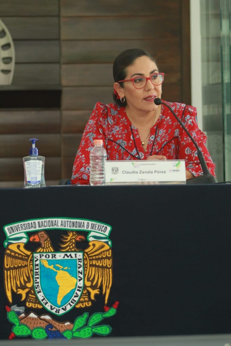 Claudia Zavala Pérez, Consejera Electoral del INE.