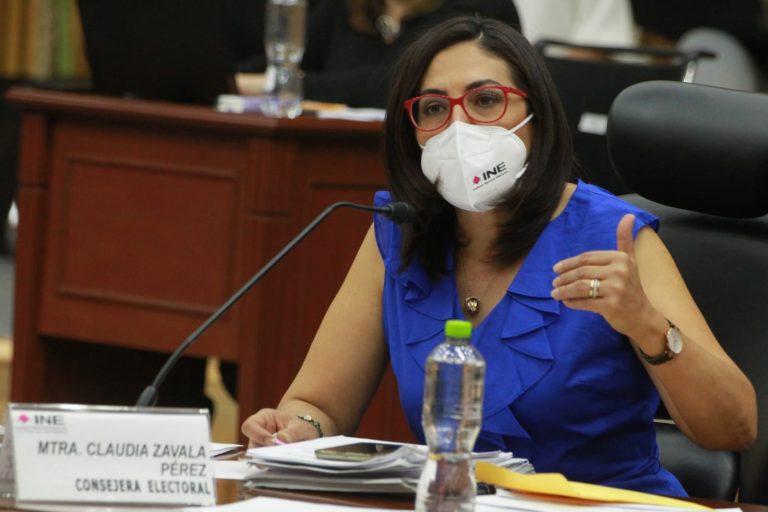 Claudia Zavala Pérez, Consejera Electoral.