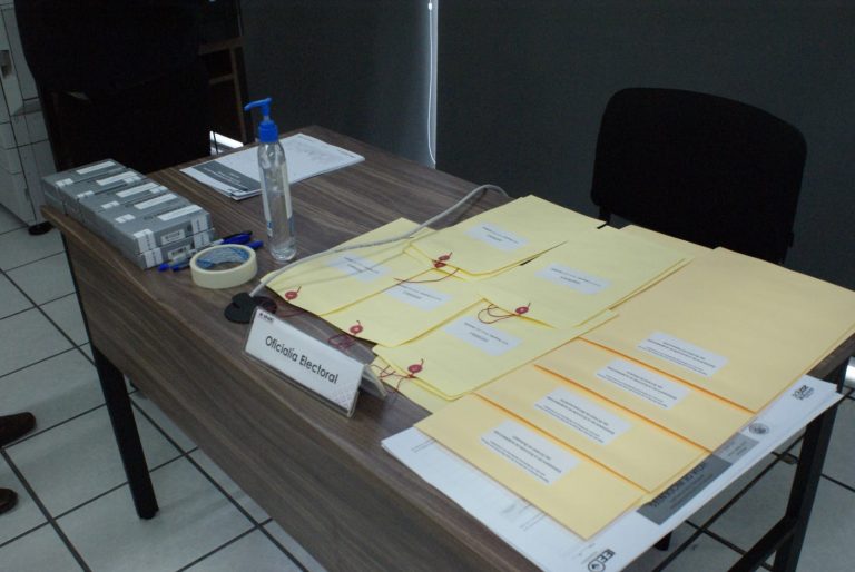 Segundo simulacro de voto electrónico por Internet para las y los Mexicanos Residentes en el Extranjero para los Procesos Electorales Locales 2021-2022, realizado el estado de Aguascalientes.