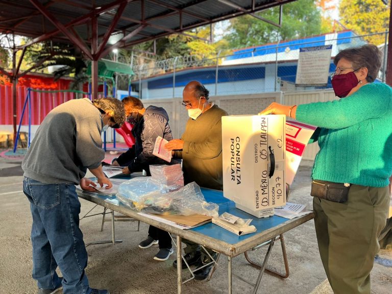 Apertura de casillas. Proceso de Revocación de Mandato.