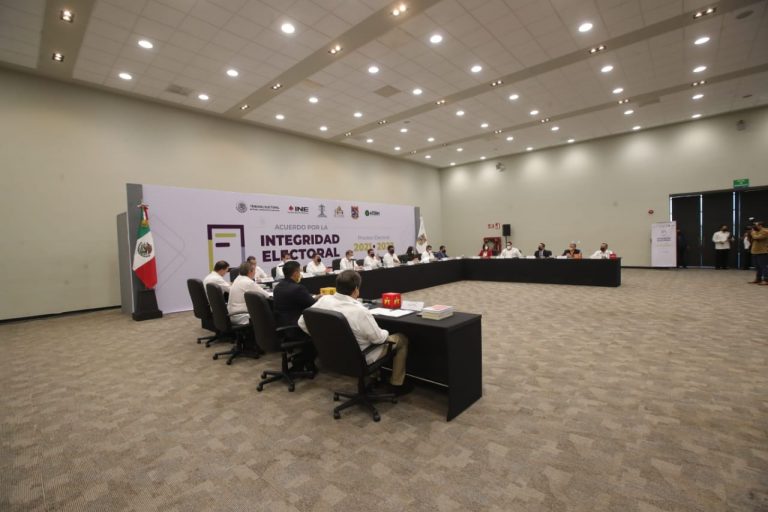 Firma del Acuerdo por la integridad electoral Proceso electoral 2021-2022 (Tamaulipas)