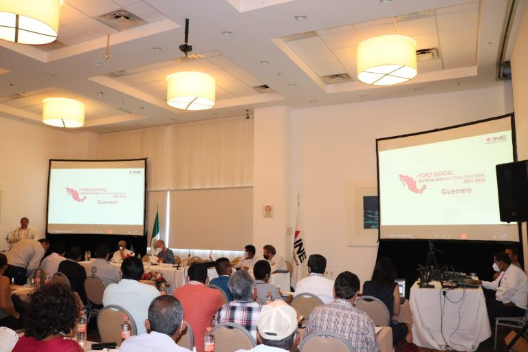Foro de Distritación Nacional Electoral, realizado el estado de Guerrero.