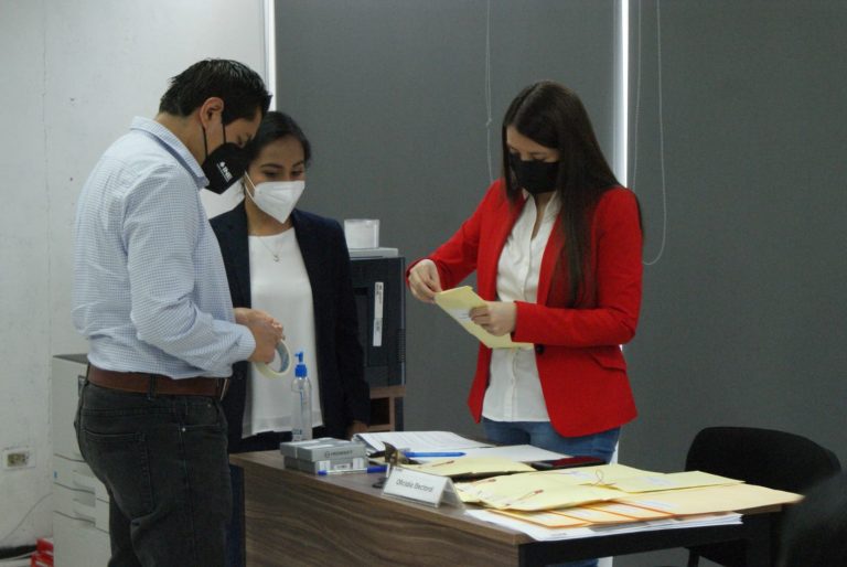 Segundo simulacro de voto electrónico por Internet para las y los Mexicanos Residentes en el Extranjero para los Procesos Electorales Locales 2021-2022, realizado el estado de Aguascalientes.