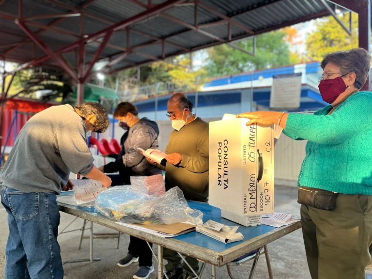 Apertura de casillas. Proceso de Revocación de Mandato.