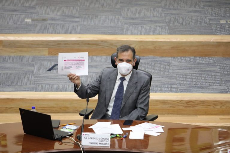 Lorenzo Córdova Vianello, Consejero Presidente del INE.