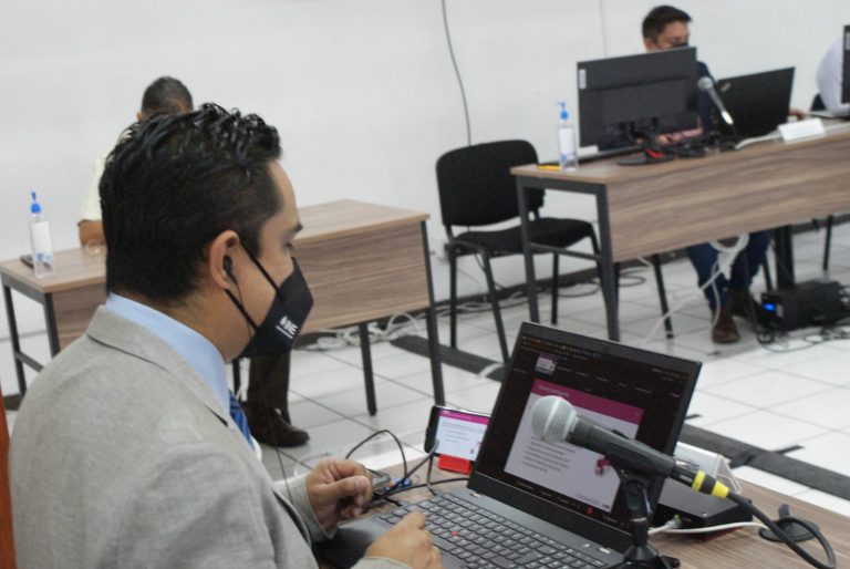 Segundo simulacro de voto electrónico por Internet para las y los Mexicanos Residentes en el Extranjero para los Procesos Electorales Locales 2021-2022, realizado el estado de Aguascalientes.