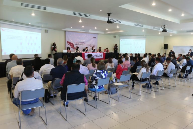 Foro de Distritación Nacional Electoral 2021-2023, Cuernavaca, Morelos.