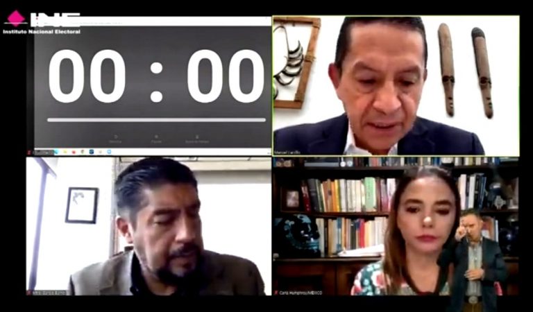 “Foro Informativo para las y los Visitantes Extranjeros en el marco del Proceso de Revocación de Mandato”.