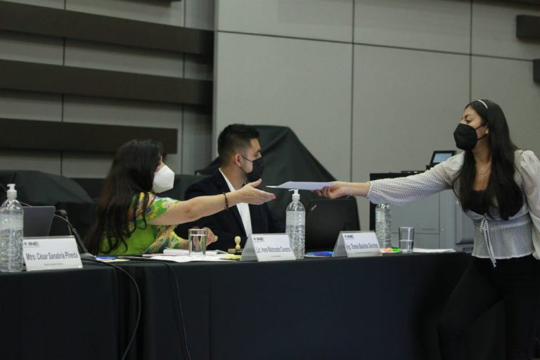 Acto de Selección de muestra para el Conteo Rápido del Proceso de Revocación de Mandato del Presidente de la República.