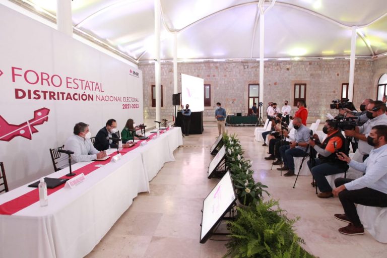 Foro de Distritación Nacional Electoral 2021-2023, realizado en el estado de Durango.