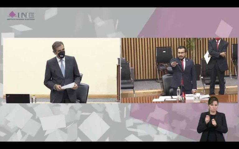 Toma de protesta Hiram Hernández Zetina, representante propietario  del PRI ante el Consejo General del INE.