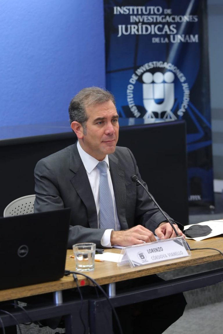 Lorenzo Córdova Vianell, Consejero Presidente del INE.