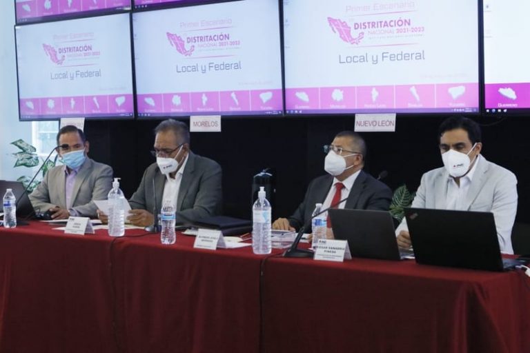 Generación del Primer escenario de distritación federal y local para Guerrero, Morelos, Nuevo León, Sinaloa y Yucatán.