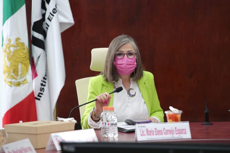 María Elena Cornejo Esparza, Vocal Ejecutiva de la junta Local del INE en Durango.