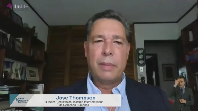 Jose Thompson, Director Ejecutivo del Instituto Interamericano de Derechos Humanos.