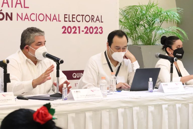 Foro de Distritación Nacional Electoral 2021-2023, realizada en el estado de Quintana Roo.