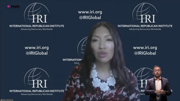 Katya Rimkunas, Sub directora para Latinoamérica y el Caribe del IRI.