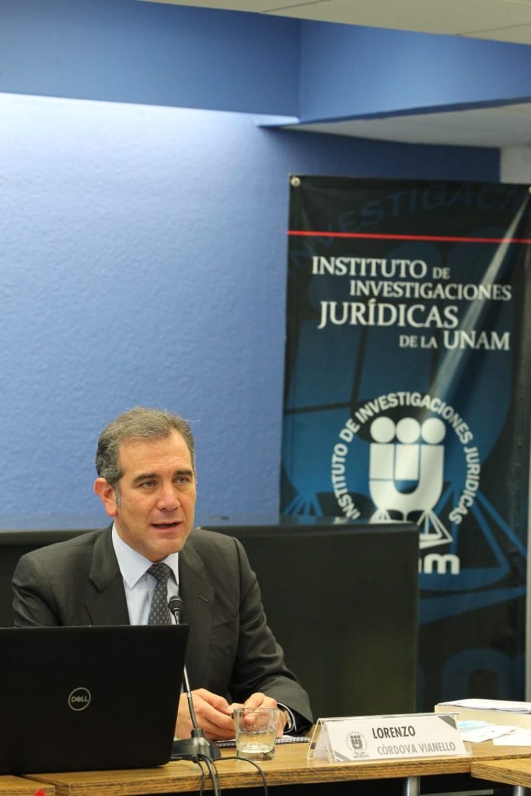 Lorenzo Córdova Vianello Consejero Presidente del INE.