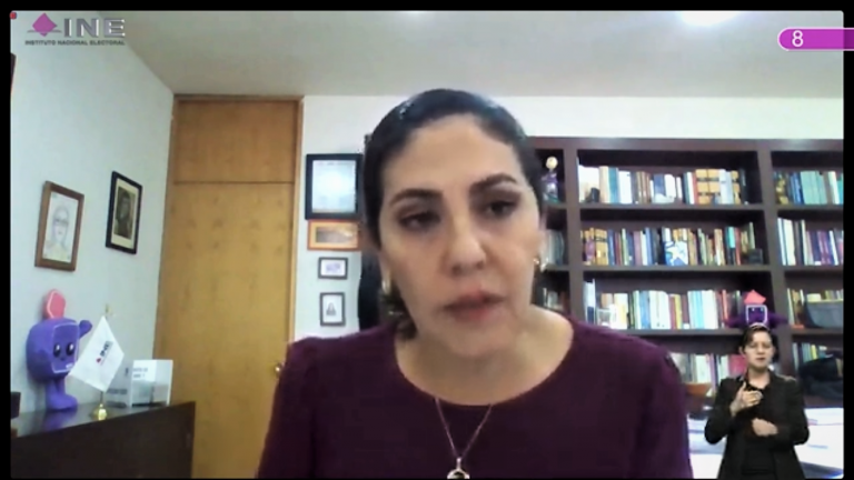 Claudia Zavala Pérez, Consejera Electoral.
