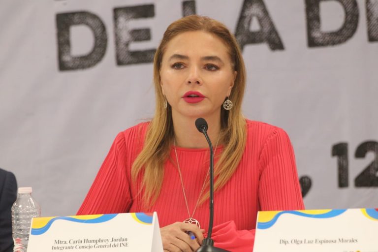 Carla Humphrey Jordan, Consejera Electoral del INE.