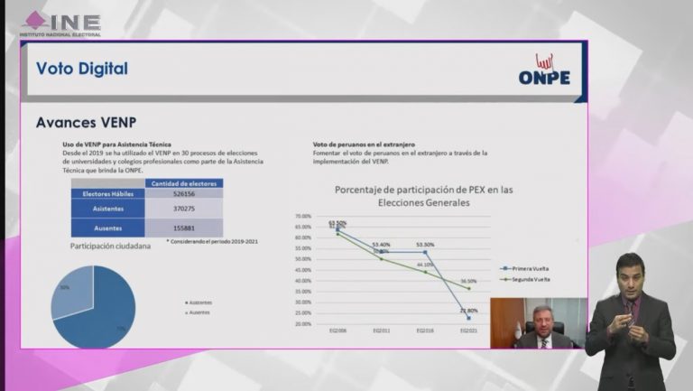 Piero Corvetto, Jefe de la ONPE.