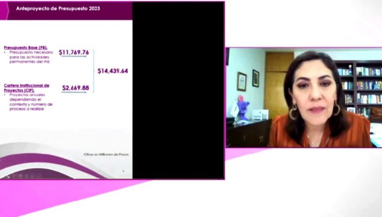 Claudia Zavala Pérez, Consejera Electoral Presidenta de la Comisión de Presupuesto.