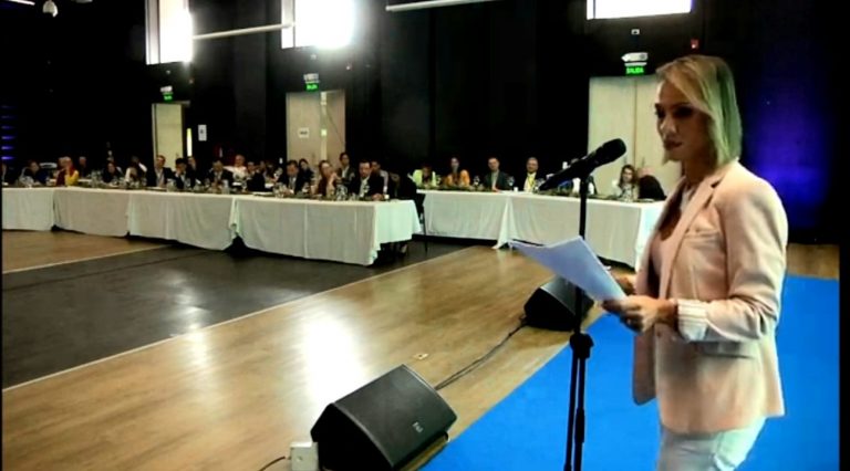 Anuncio de la Cumbre Global por la Educación, celebrada en Medellín, Colombia. hoy 28 de julio de 2022.