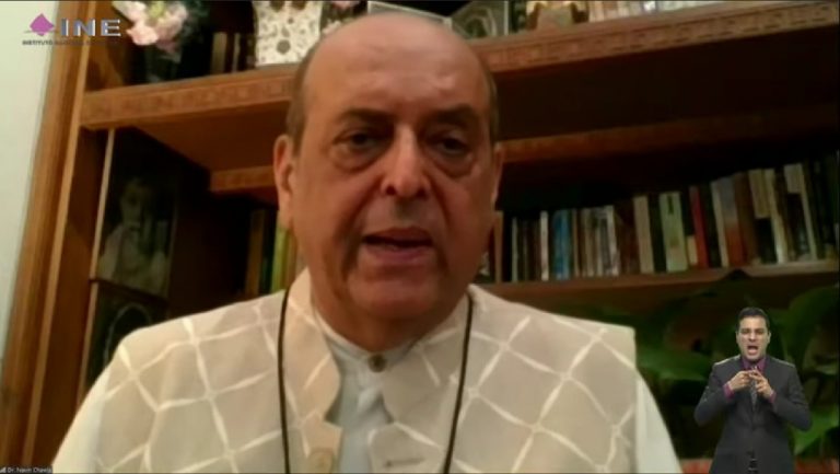 Navin Chawla, Ex Presidente de la Comisión Electoral de Indonesia.