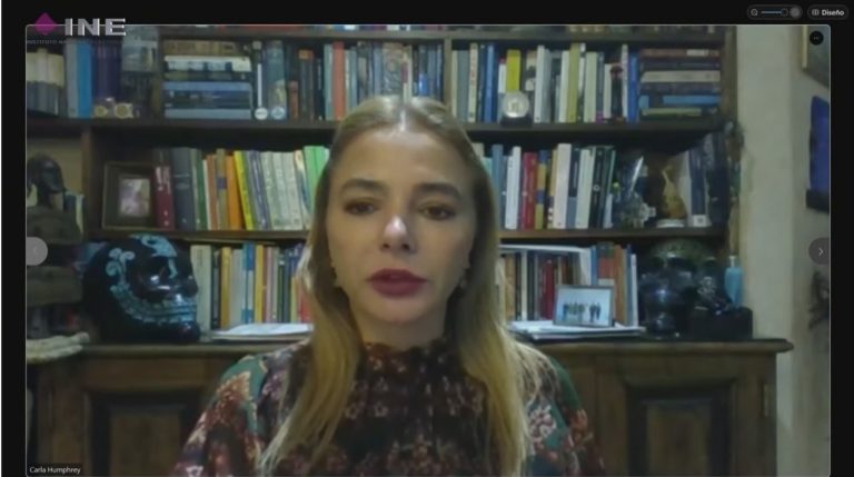 Carla Humphrey Jordan, Consejera Electoral e integrante de la Comisión de presupuesto.