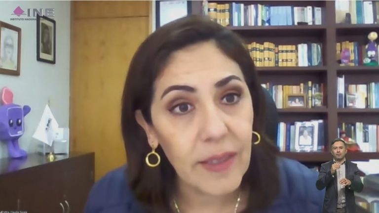 Claudia Zavala Pérez, Consejera Electoral del INE.
