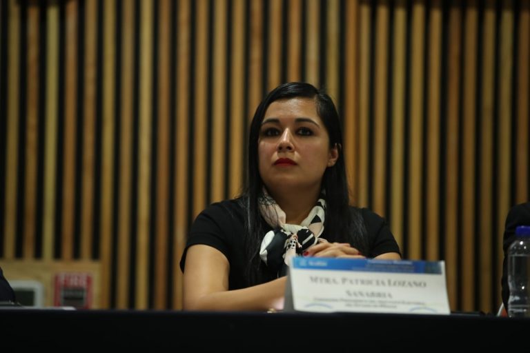 Patricia Lozano Sanabria, Consejera Electoral del IEEM y profesora de la Facultad de Estudios Superiores (FES)  Acatlán.