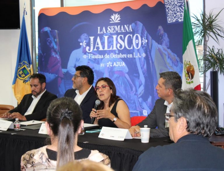 Claudia Zavala Pérez, Consejera Electoral en la Presentación de la Semana Jalisco en Los Ángeles, California.
