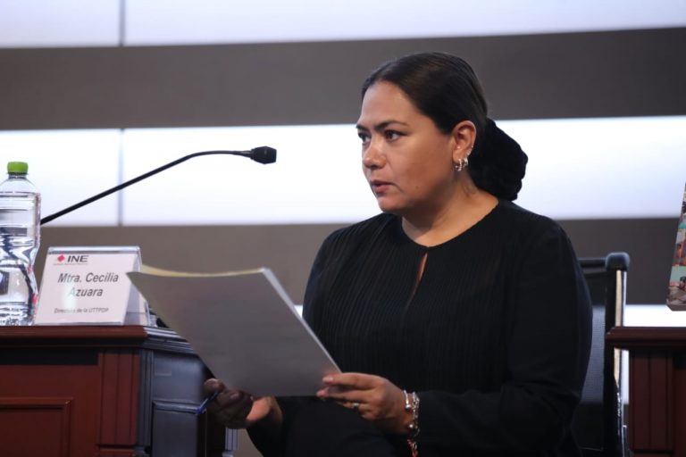 Cecilia Azuara, Directora de la Unidad Técnica de Transparencia y Protección de datos personales del INE.